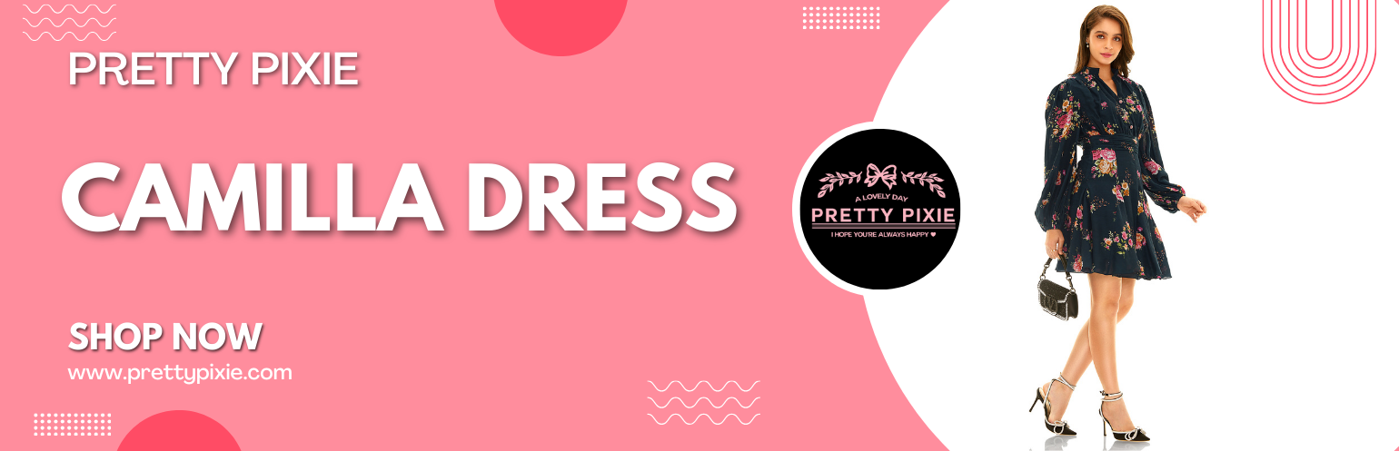 Step Into Elegance with the Camilla Dress – Your Glow-Up Essential - Pretty Pixie
