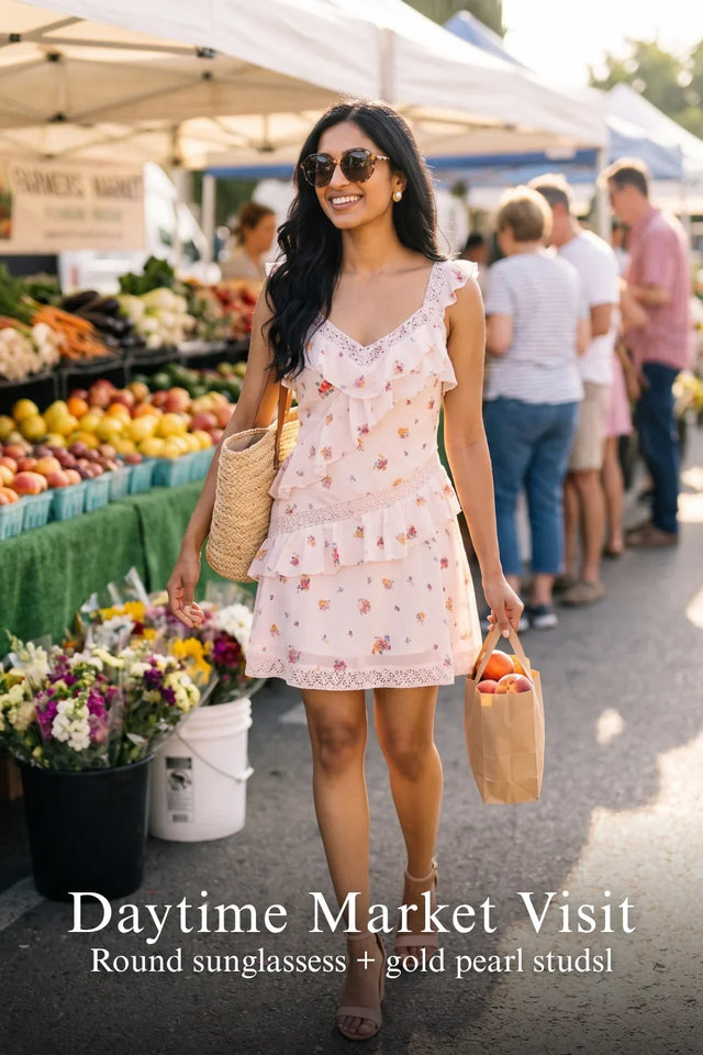 Prairie Rose Lace Ruffle Mini Dress — verified customer review photo