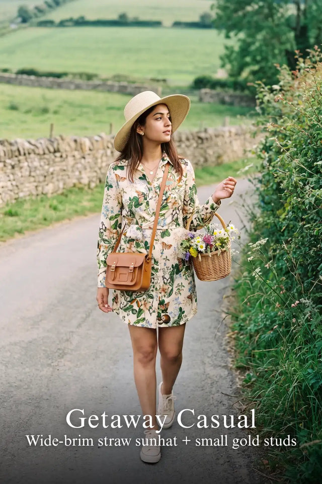 Tropical Ivory Floral Fauna Wrap Mini Cotton Dress — verified customer review photo