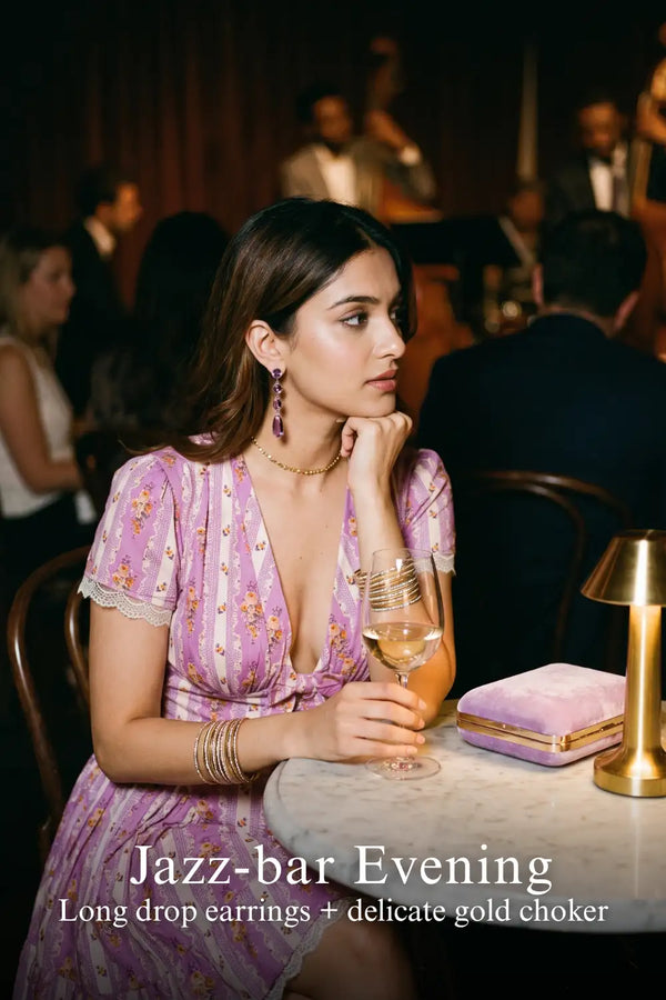 Lilac Floral Tie-Neck Cap-Sleeve Mini Dress — view 4