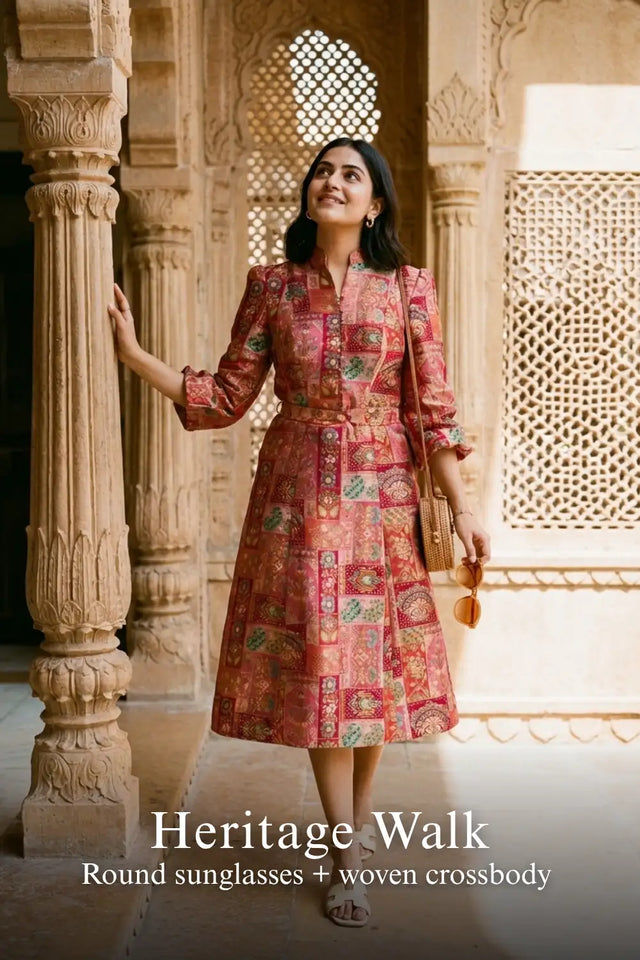 Rose Red Jacquard Belted Midi Dress — verified customer review photo