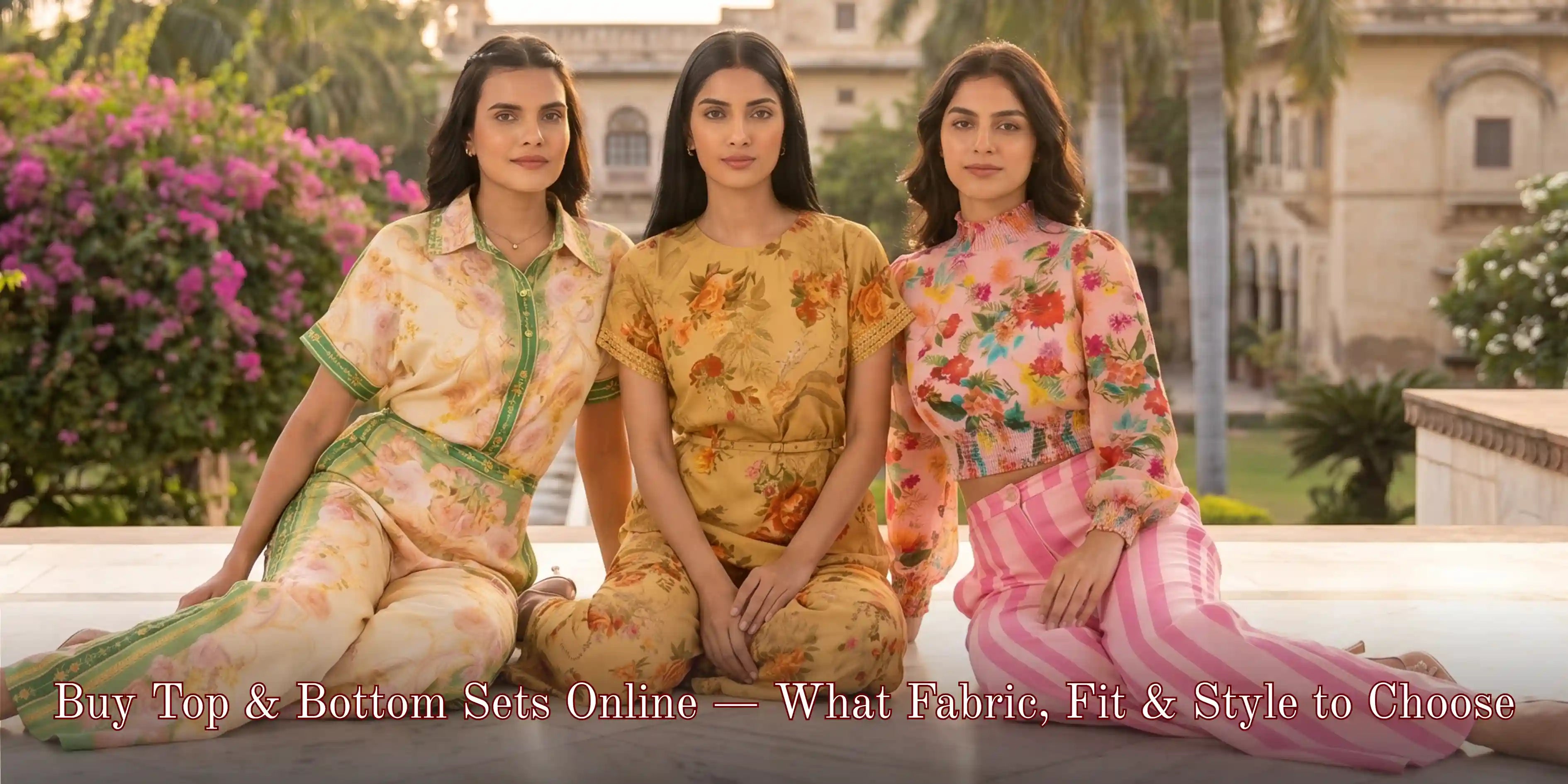 Buy Top & Bottom Co-ord Sets Online