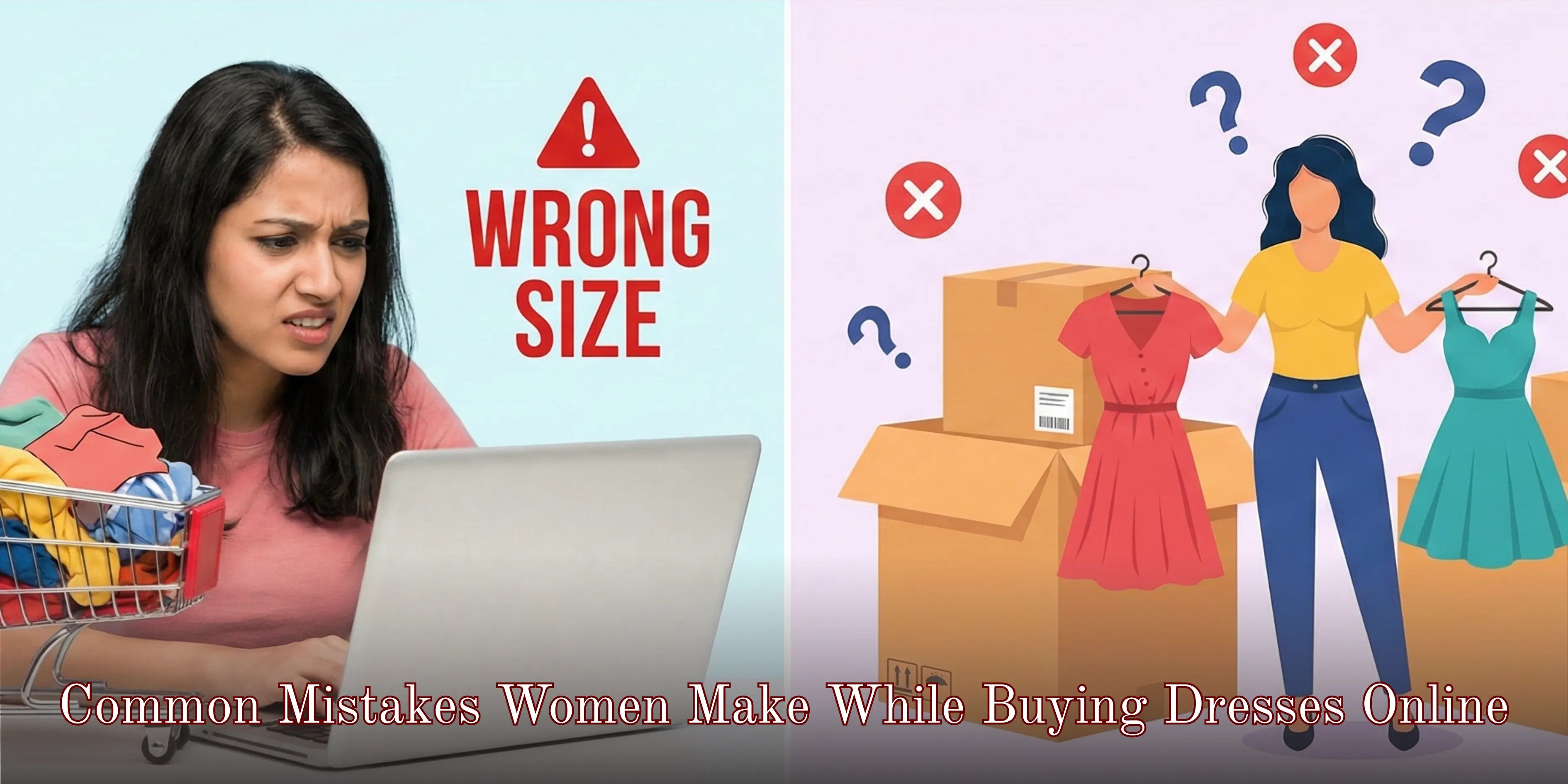 Common Mistakes Women Make While Buying Dresses Online