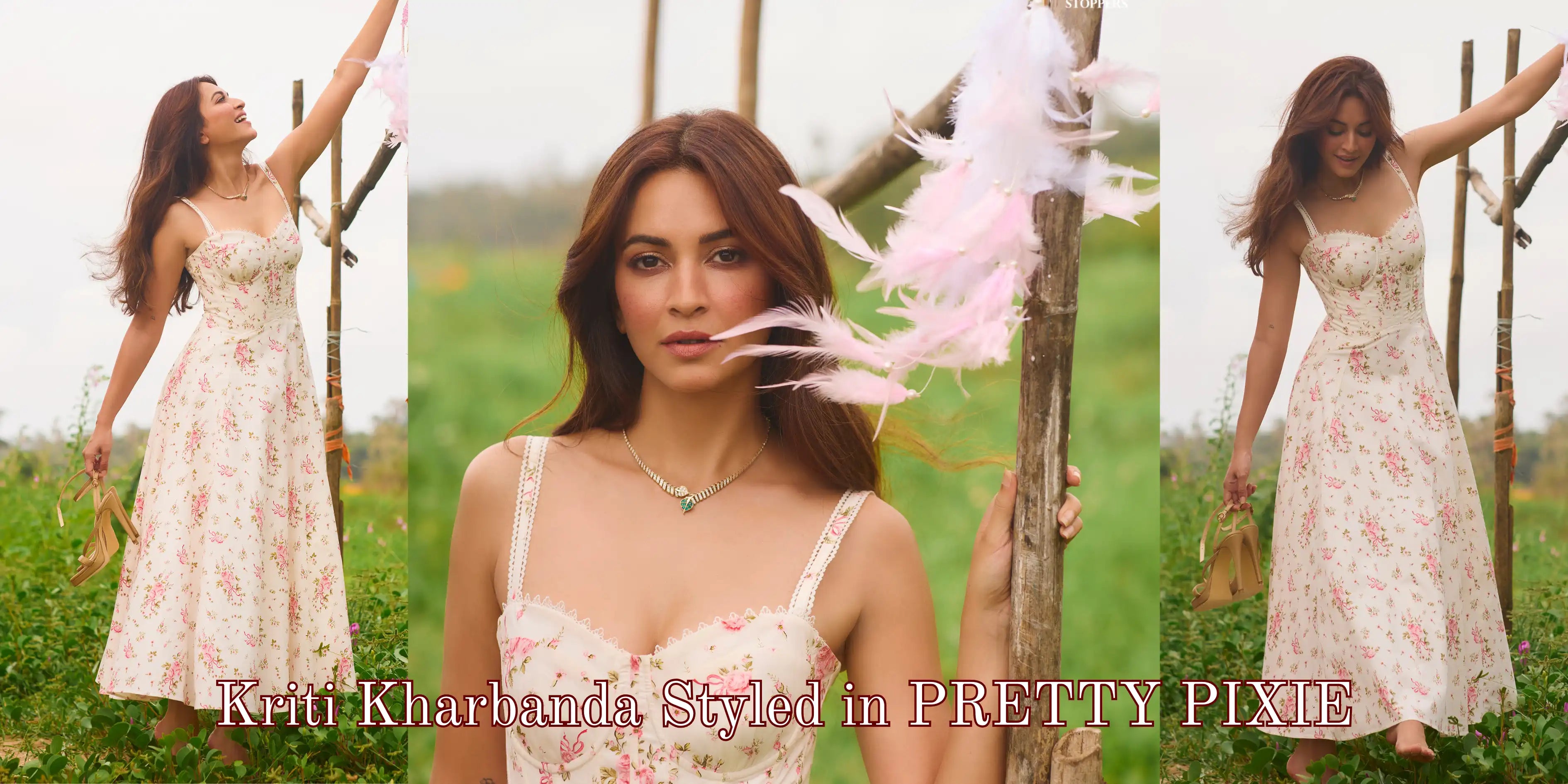 How Kriti Kharbanda Styles Minimal Jewelry With Bold Dresses