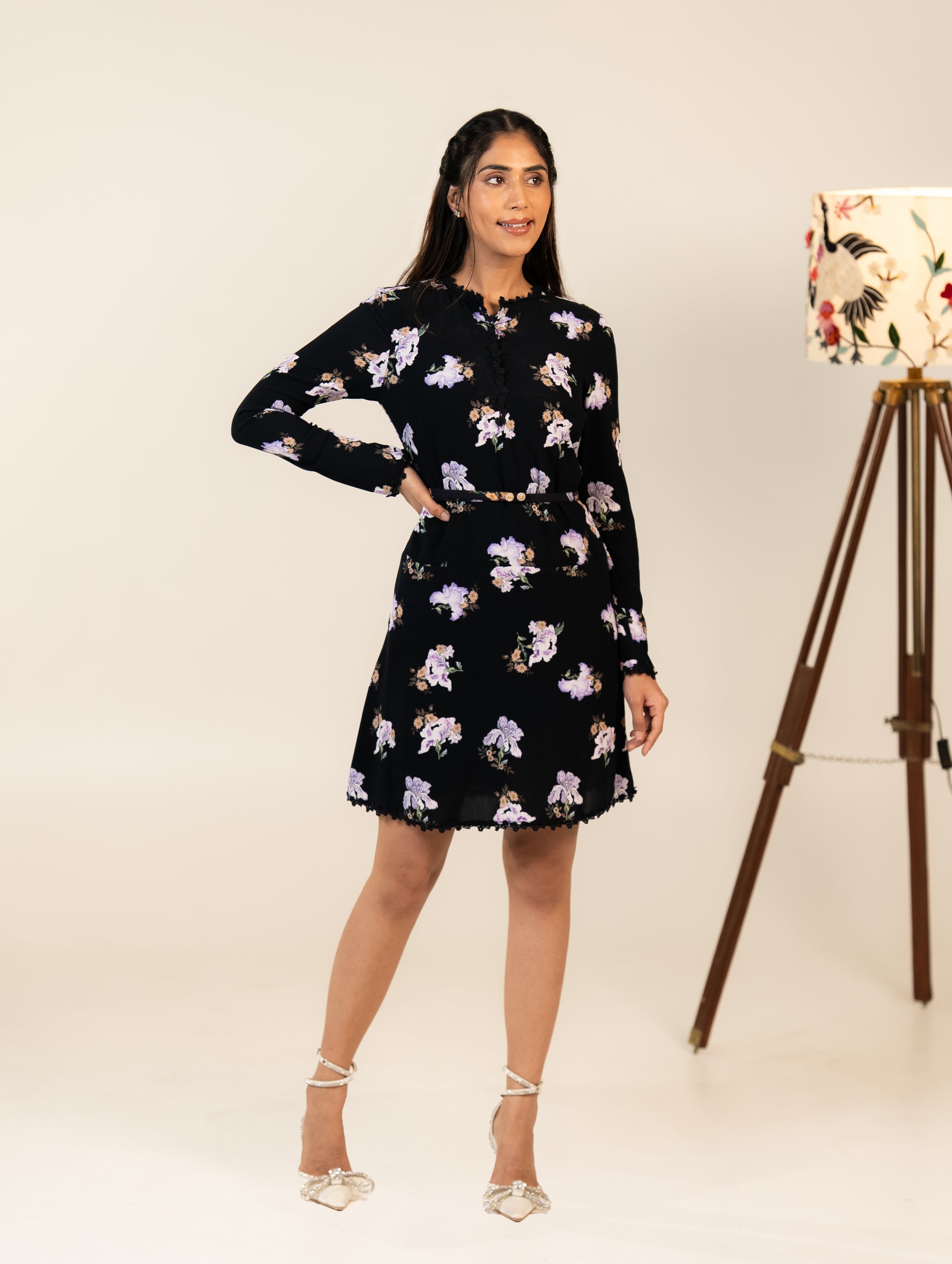 Midnight Iris Dress