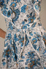 Blue Delft Ruffle Tier Dress - Pretty Pixie