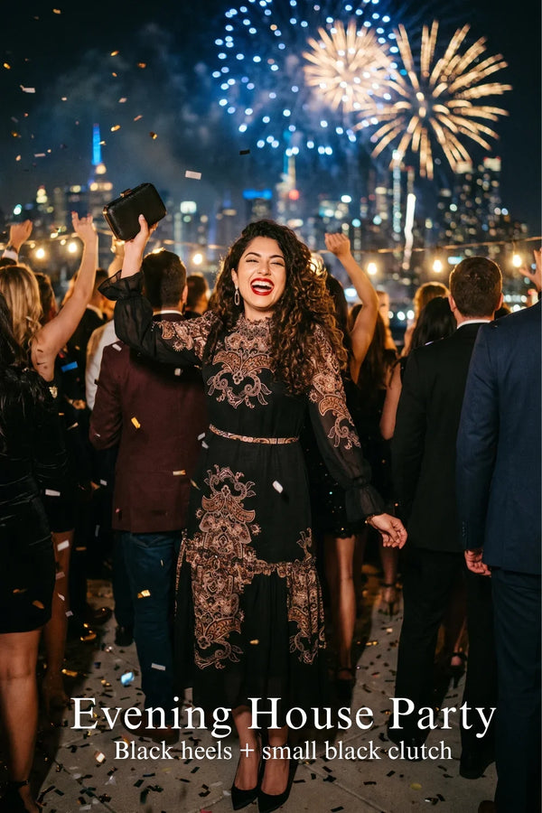 Navy Paisley Kaitlyn Tubular Long-Sleeve Midi Dress — view 3