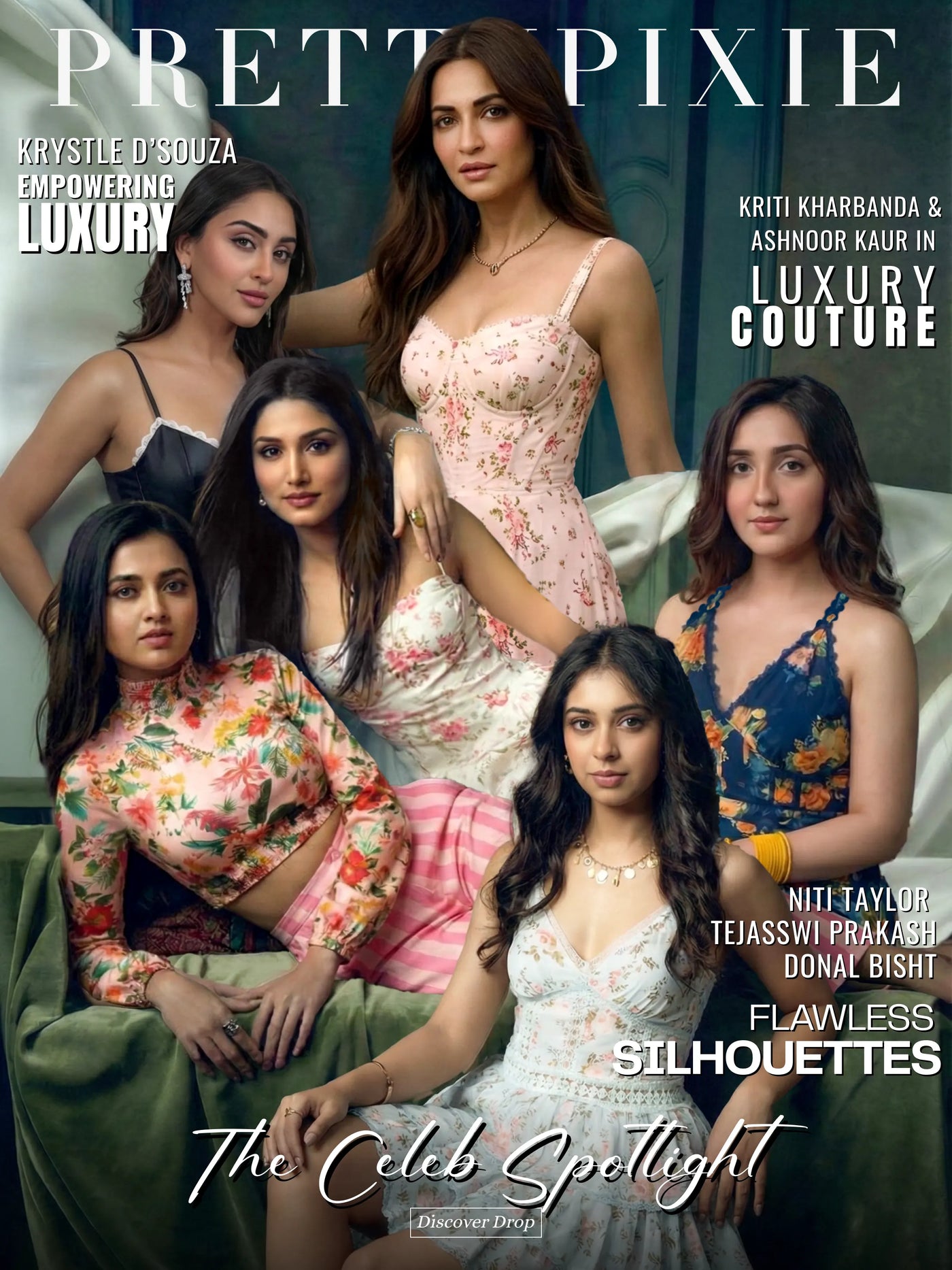 Pretty Pixie celebrities — Kriti Kharbanda, Ashnoor Kaur in luxury organic cotton dresses India 2026