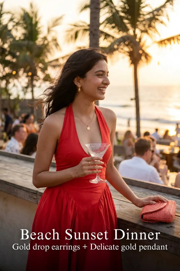 Coral Red Halter Bustier Midi Dress — view 2