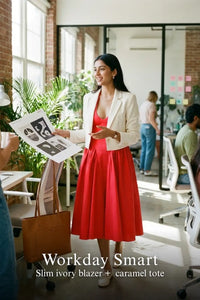 Pretty Pixie coral red halter bustier midi dress for workday smart.