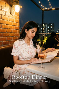 Pretty Pixie white pink floral belted shirt mini dress for rooftop dinner.