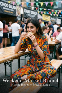 Pretty Pixie safari-print co-ord set for weekend market brunch.