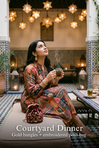 Pretty Pixie ember black jacquard belted midi dress for courtyard dinner.