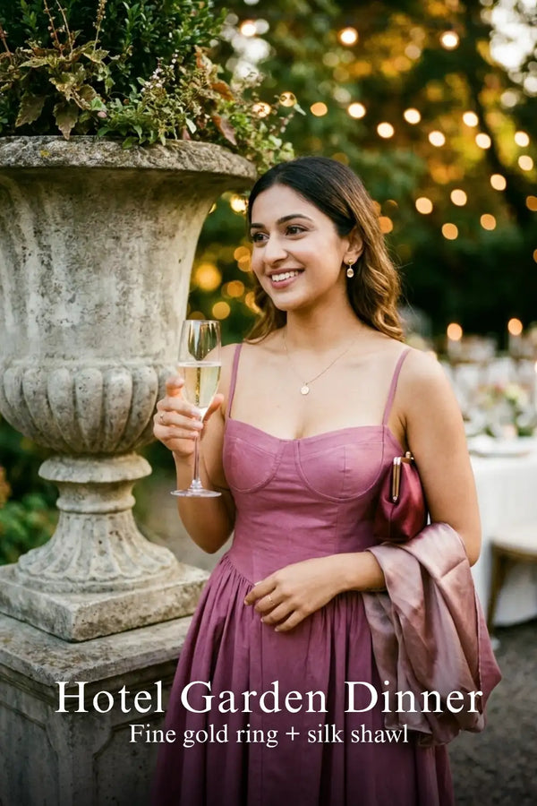 Luxury Plum Spaghetti Strap Bustier Midi Dress — view 4