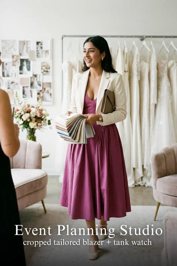 Plum Halter Bustier Cotton Midi Dress — view 3