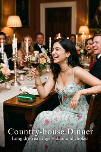 Pretty Pixie pastel mint floral bustier cotton dress for country house dinner.