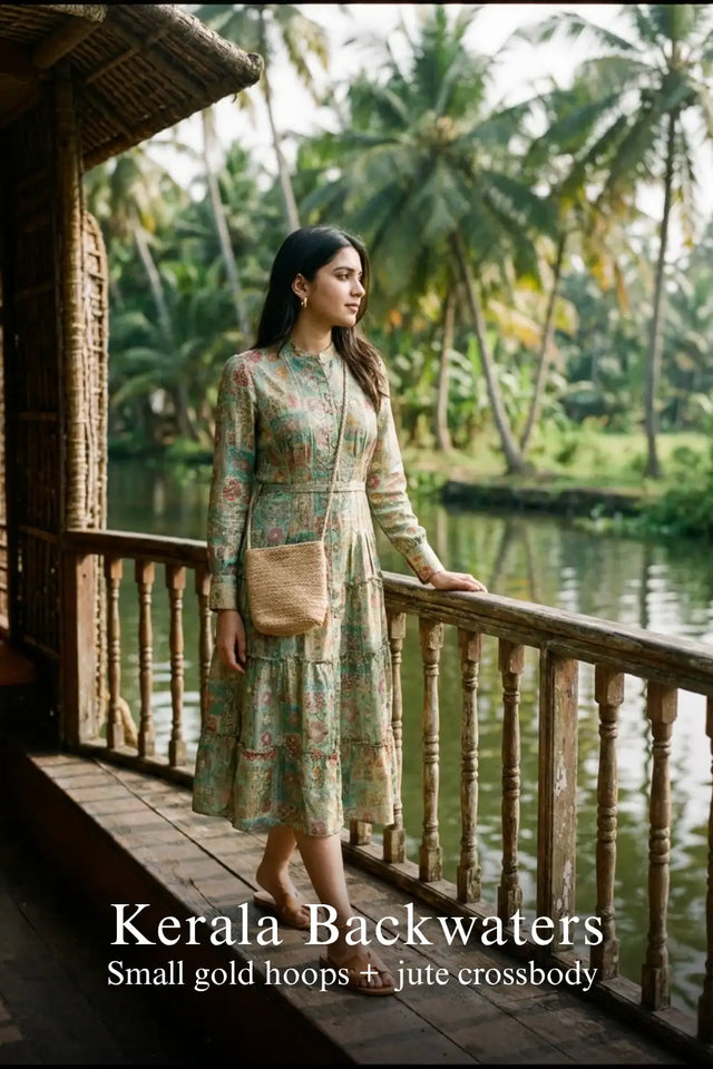 Sage Boho Green Jacquard Floral Belted Midi Dress — verified customer review photo