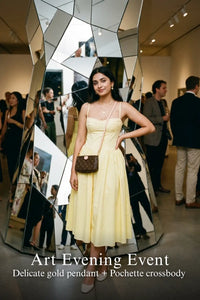 Pretty Pixie lemon yellow bustier cotton midi dress for art evening event.