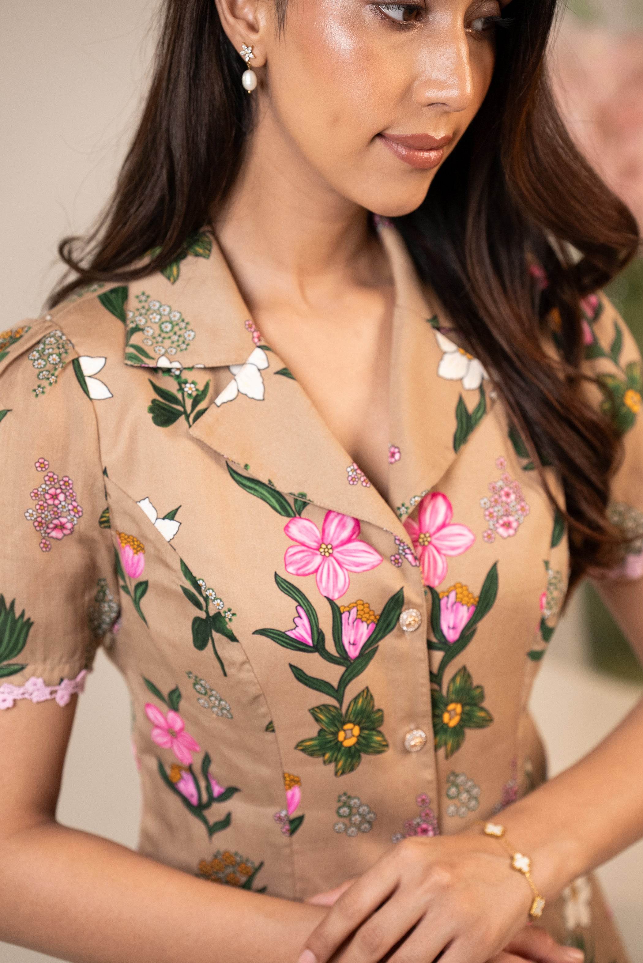 Flora Flick Dress - Pretty Pixie