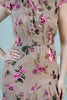 Mocha BloomTier Dress - Pretty Pixie